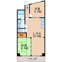 マンションあいおいの物件間取画像